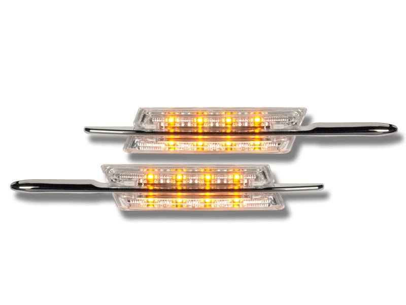 Intermitentes de LEDs para BMW Serie 3 E90 E91 E92 cromados