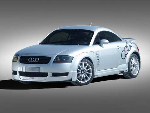 Spoiler delantero + lamina en carbono Audi TT kit Cadamuro