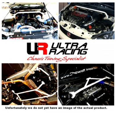 Barra de Refuerzo de suspension Honda Jazz 08+ UltraRacing 4-puntos Trasera Cross Brace 2834