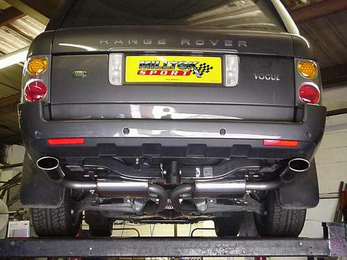 Cat-Back doble para Range Rover 4.4 V8 02- Milltek Sport
