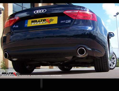 Cat-Back doble para Audi A5 3.0 TDI Milltek Sport