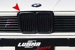 Parrilla delantera negra para BMW E30 kit CL1 Lumma