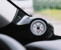 Soporte de reloj para columna VW Corrado carbono