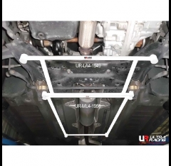 Barra de Refuerzo de suspension Peugeot 408 1.6t 10+ UltraRacing 4-puntos Delantera Inferior H-brace