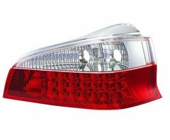 Faros traseros de LEDs rojos blancos para Peugeot 106 II