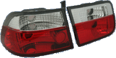 Faros traseros cristal look para Honda Civic Coupe 95-01