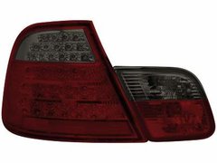 Faros traseros de LEDs para BMW E46 Coupé 98-03 rojos/ahumados 4piezas