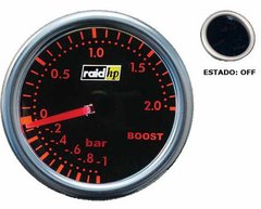 Reloj de presion de turbo serie ambar Raid hp