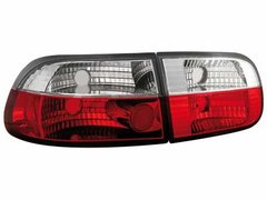 Faros traseros para Honda Civic 3T 92-95 rojos/claros