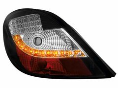 Faros traseros de LEDs para Peugeot 207 06+ negros