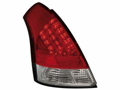 Faros traseros de LEDs para Suzuki Swift 05+ rojos/claros